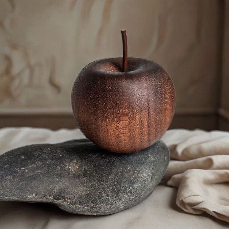 Home Fragrance Us - 1PCS Of Wooden Apple Shaped Essential