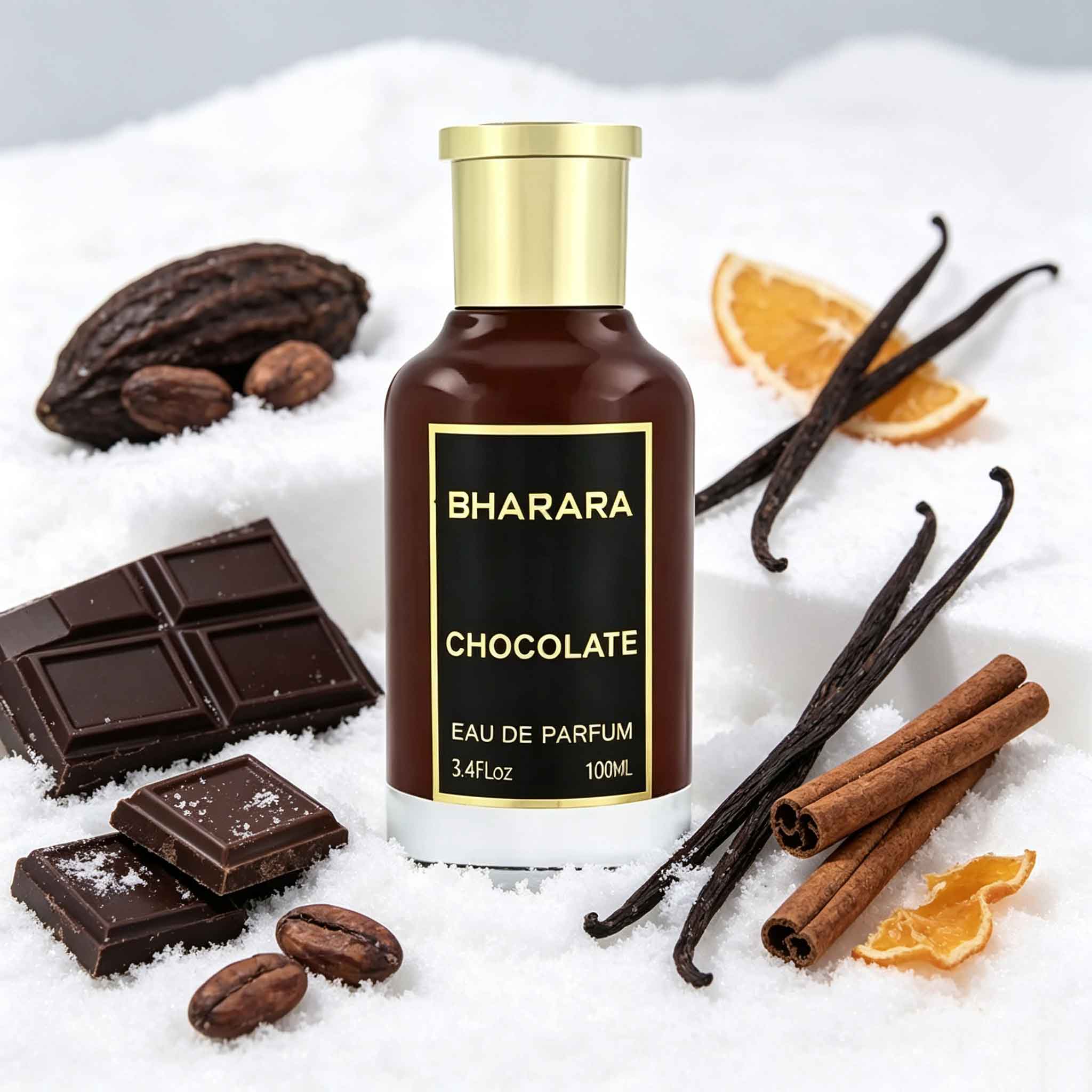 Home Fragrance Us - Bharara Chocolate Long‑Lasting EDP, Rich Layered