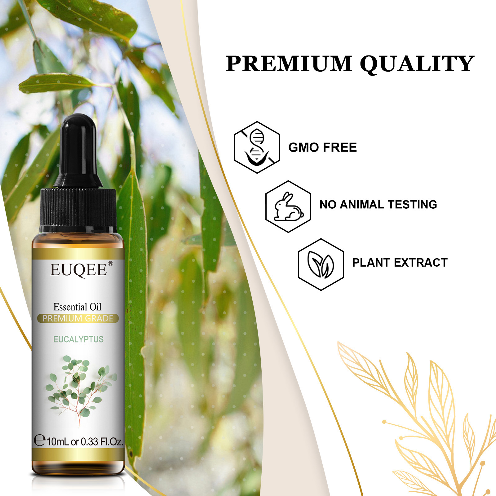 EUQEE 10ML Natural Essential O - Home Fragrance Eucalyptus recension och pris