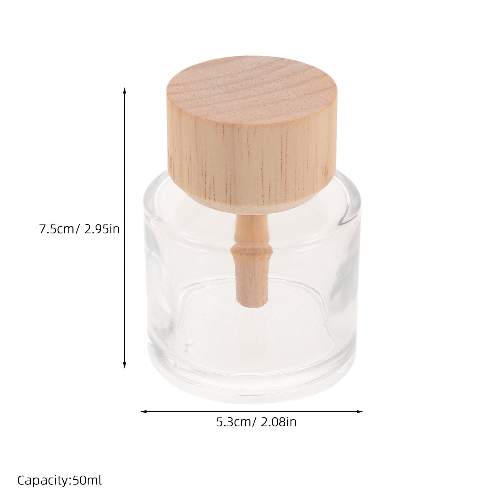 2Pcs Clear Glass Reed Diffuser - Home Fragrance Us recension och pris